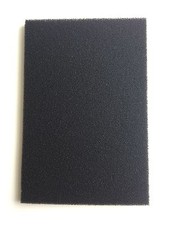 DIY ACTIVATED CARBON IMPREGNATED FOAM FILTER SHEET - 12mm THICK (18" x 12")