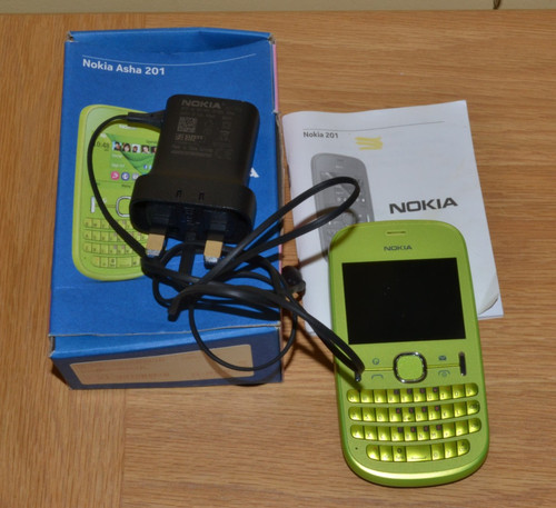 Green nokia asha 201 - 201, mobile