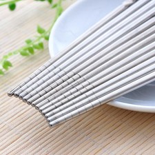 Blue & White Porcelain Chopstick Steel Chopsticks Tableware A5C8