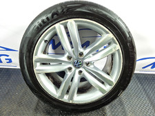 10-18 VW TOUAREG 7P OEM 20" ALLOY WHEEL WITH TYRE 8MM 275/45/20 7P6601025E