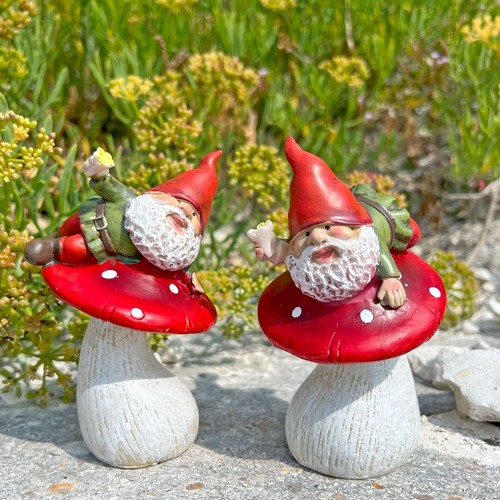 Mushroom gnome garden - mushroom,