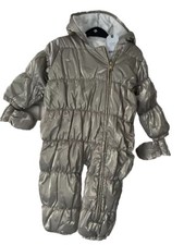 Gold Shower Resistant Metallic Snowsuit Age 18-24 Months NEXT Baby Girl