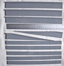 O GAUGE PLATFORM Edging Facing Kit BRICK 4FT PLATFORM edge and coping.