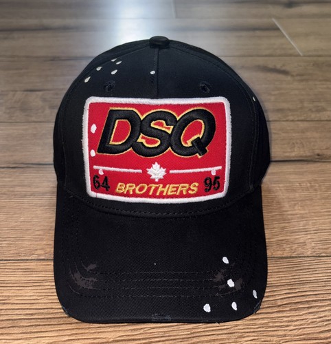 Dsquared2 black baseball cap - dsquared2,