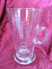 Costa Coffee Embossed Glass