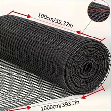 1M x 10M Multi Black Plastic