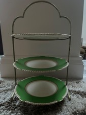 Soho Pottery Ambassador Ware Plates, Set of 3 with an additional stand.