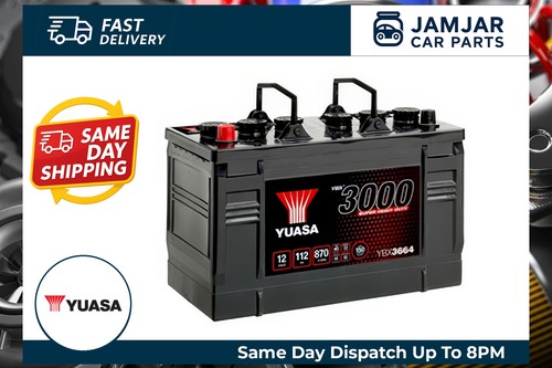 Yuasa car battery - yuasa, 12v