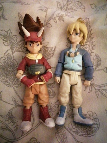Sega sunrise playmates figures - sega,
