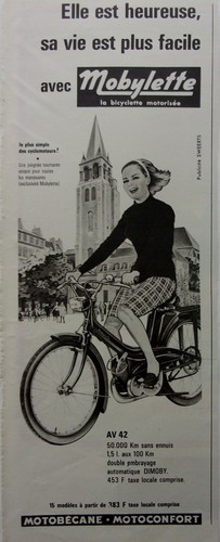 Advertisement moped year - moped,