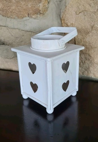 Decorative white wooden candle - decorative,
