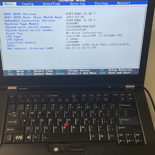 Lenovo thinkpad t420 14in core - thinkpad,