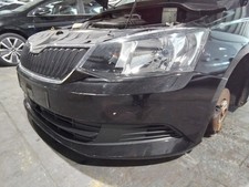 FRONT BUMPER SKODA FABIA MK3 (NJ) 2014 TO 2022 5 DOOR HATCHBACK BLACK 