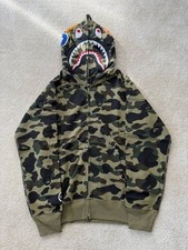 BAPE  1st camo shark full zip