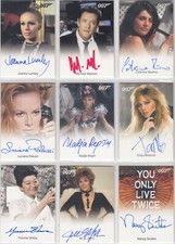 James Bond Full Bleed Auto / Autograph Card Selection Rittenhouse