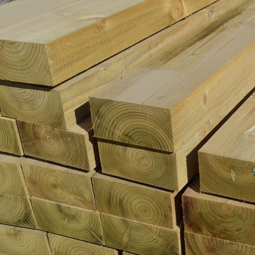 Pressure treated timber garden - treated,