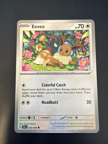 Pokemon eevee - eevee, (050/064)