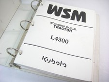 Original Kubota L4300 Utility Farm Tractor Service Workshop Repair Manual Book