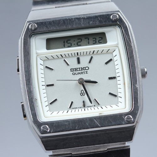Seiko hybrid h357 5030 silver - seiko, h357-5030