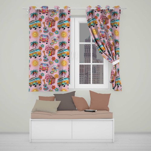 Blackout eyelet curtains - blackout,