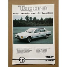 TALBOT TAGORA BROCHURE 1980 1