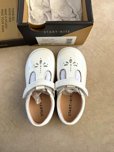 Start rite puzle white leather - start-rite,