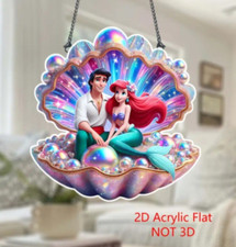 Little Mermaid Ariel Suncatcher Stained Glass Effect Disney window door ornament