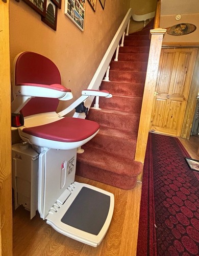 Curved indoor stairlift - curved,