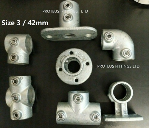 Pipe clamp fittings 42mm - pipe,