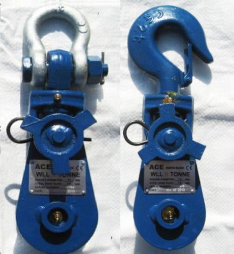 Heavy duty winch snatch - winch, block