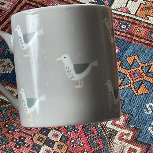 Waitrose mug grey seagulls - mug,