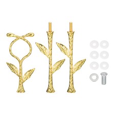 1 Set 3-Tier Cupcake Stand Hardware Fittings for Cake Stand, Vine Gold
