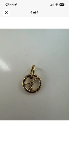Pandora 14k gold plated dangle - 14k,