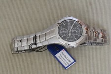 Mens Seiko Coutura Chronograph 100m Wrist Watch 7T62-0FA0 Stainless Steel Watch