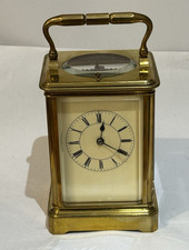 Nice Antique Repeating Carriage Clock In Good Working Order