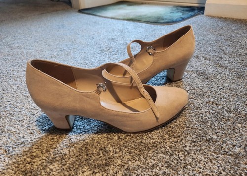 Ladies pink suede - suede, shoes