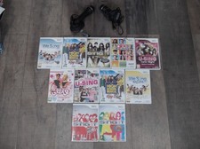 NINTENDO WII KARAOKE PACKAGE - 2 MICS + CHOOSE YOUR GAME 3, 5 OR 10 PACKAGE