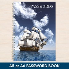 Ship Password Book A6 A5