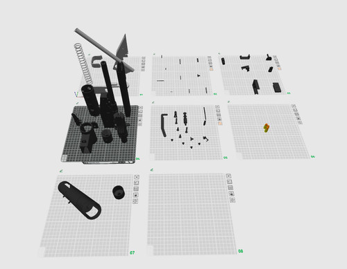 Sten mk2 kit scale - mk2, 3d