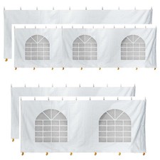 20x30 Tent Sidewall Kit 7ftH Solid & Cathedral Window 14oz Vinyl Enclosure Panel
