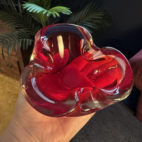 1960s murano sommerso red - sommerso,