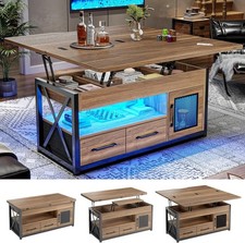 40" Lift Top Coffee Table w/2