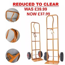 SACK TRUCK PAINT DEFECT HEAVY DUTY FRAME 200KG LOAD COMMERCIAL HAND TROLLEY