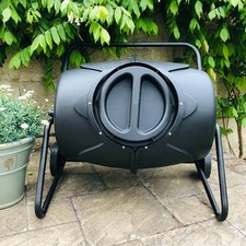 Compost Tumbler Heavy Duty Garden Tumbling Composter 190 Litre