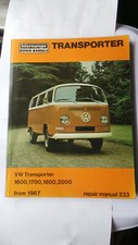 VOLKSWAGEN TRANSPORTER KOMBI MICROBUS MINI VAN PICK UP WORKSHOP MANUAL INC AUTO