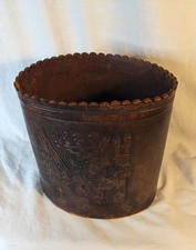 Vintage Leather Waste Paper