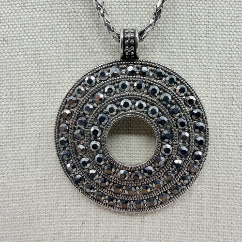 Vintage silver tone marcasite - silver,