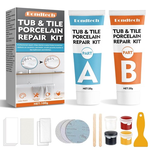 Bath repair kit white - kit, endhokn