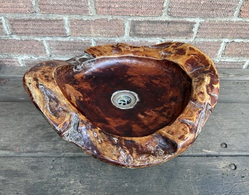 Vintage natural redwood burl - redwood,