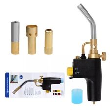 UK Professional Propane Mapp Blow Torch Welding Soldering Gas Plumbing Kit 3TIPS